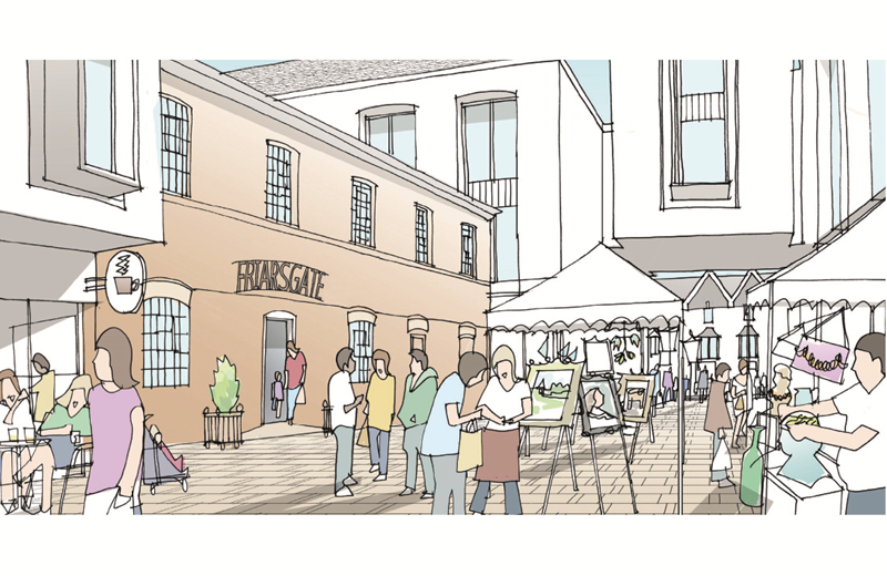 Artists impression - Friarsgate