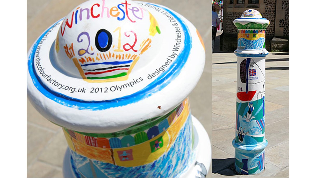 Olympics 2012 designed by Winchester & District Young Carers