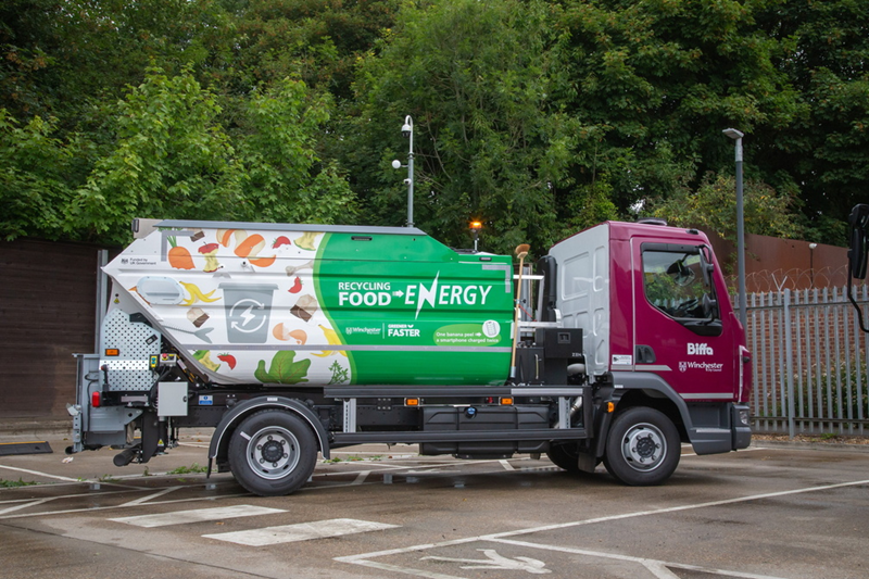food waste truck