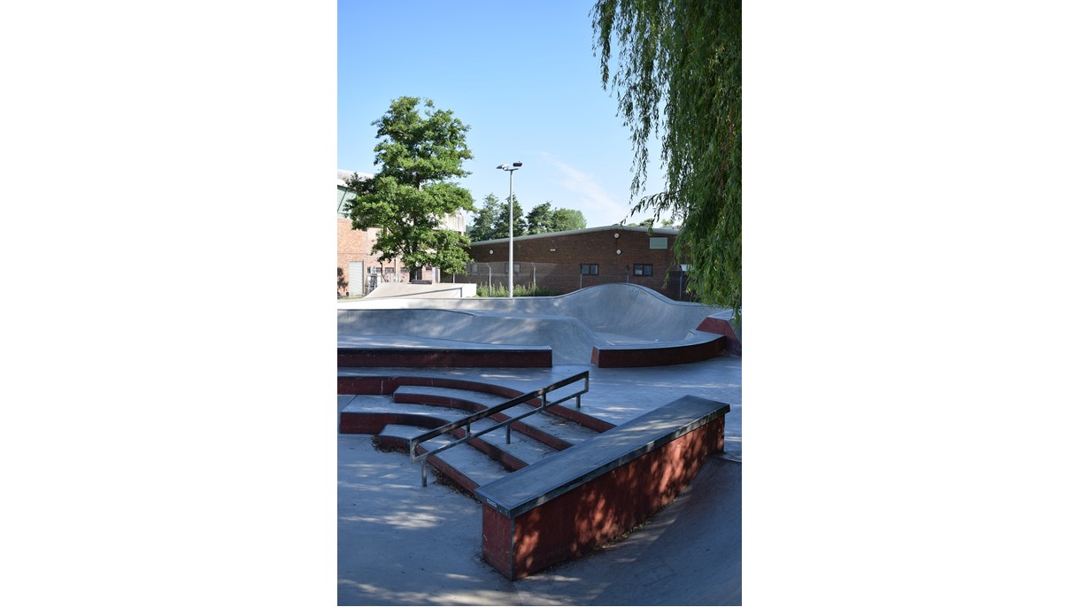 North Walls Recreation Ground Skatepark, River Park Leisure Centre, City Centre