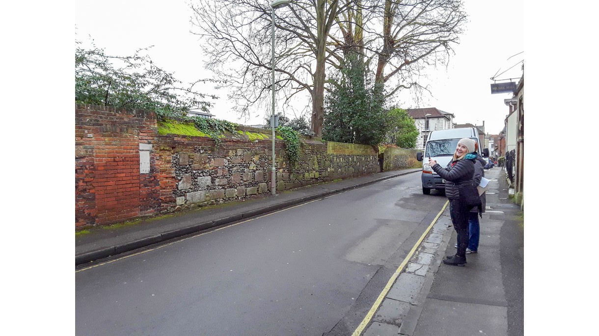 WCC volunteers on our non-designated heritage asset survey day