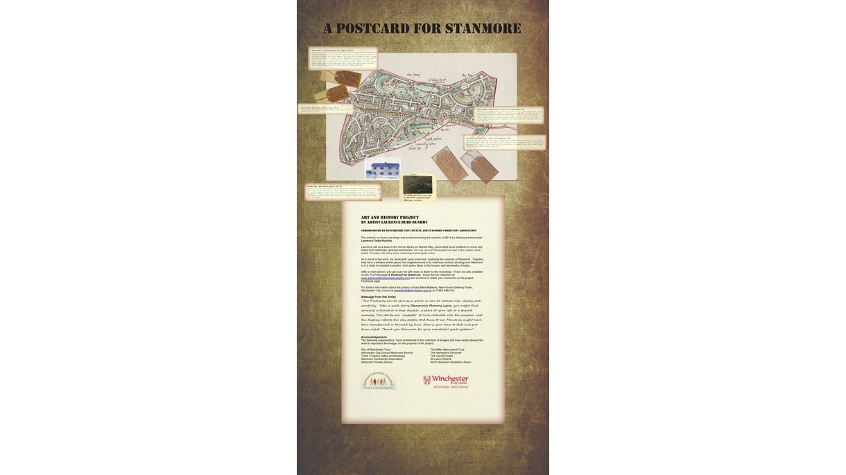 Postcard Information Board