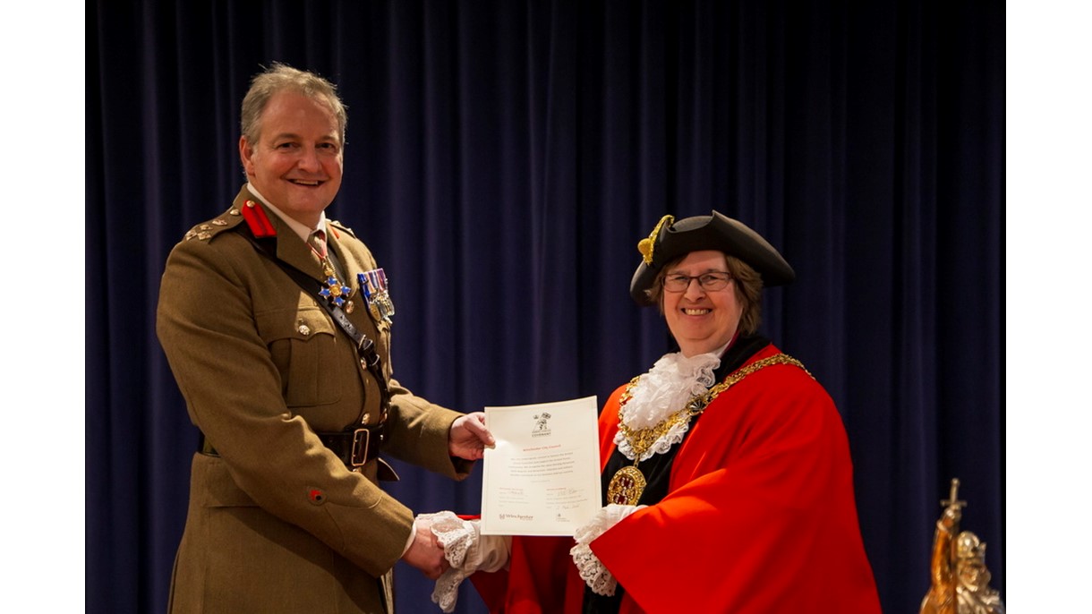 Signing of the Winchester Armed Forces Community Covenant 2022