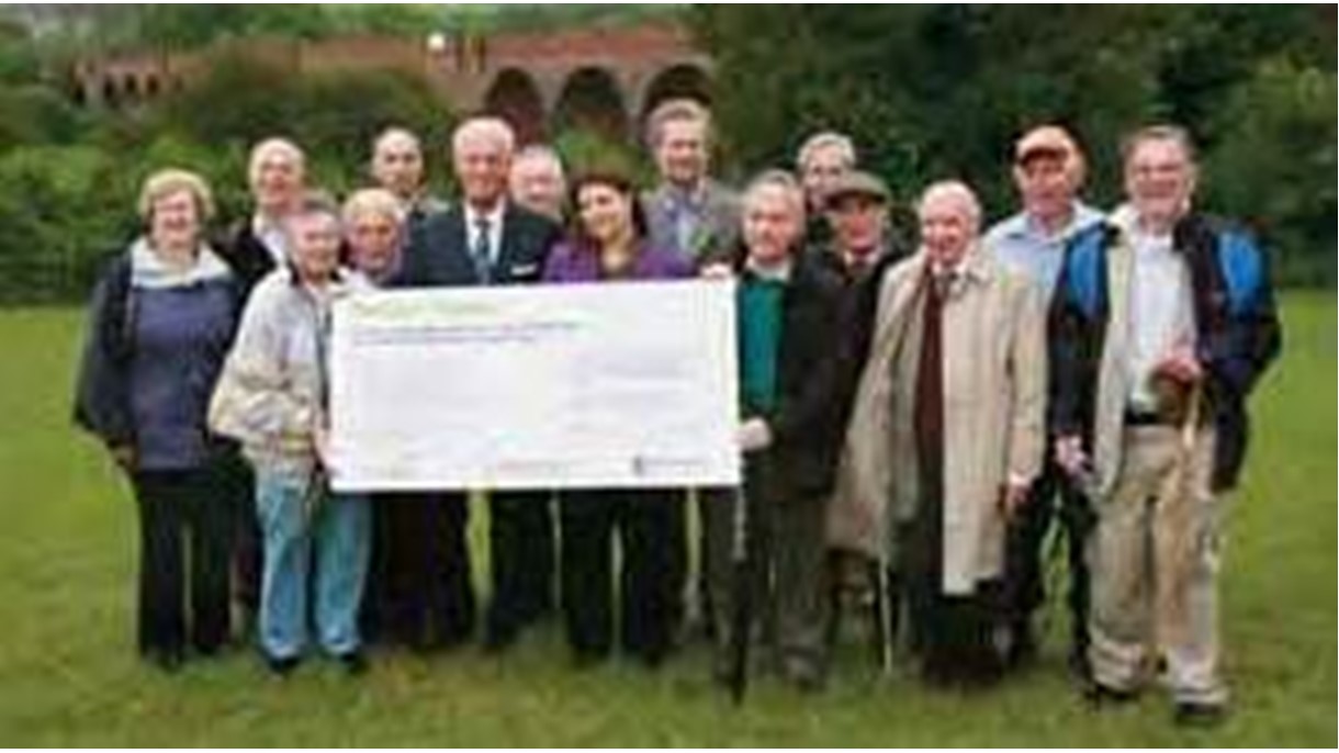 Friends of Hockley Viaduct at the start of the refurbishment