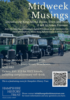 Hampshire History Midweek Musings - James Freeman 'Introducing King Alfred Buses, Then and Now'