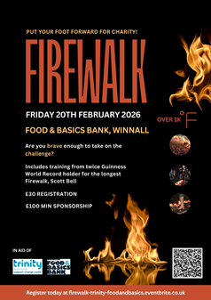 Firewalk for charity