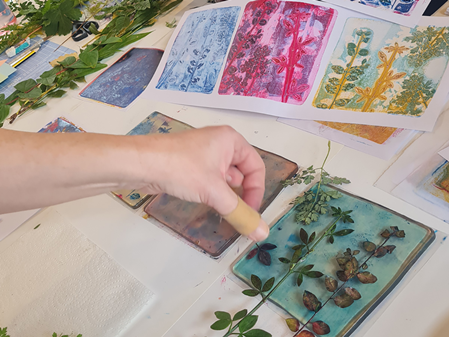 Botanical Monoprints with Jade Taylor