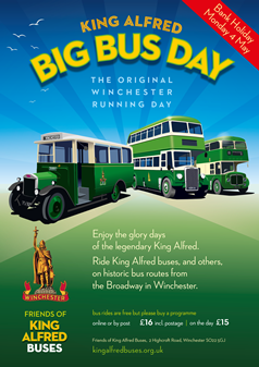 Friends of King Alfred Buses 'Big Bus Day' on Bank Holiday 4 May 2026