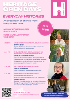 Everyday Histories -  free talks for Heritage Open Days