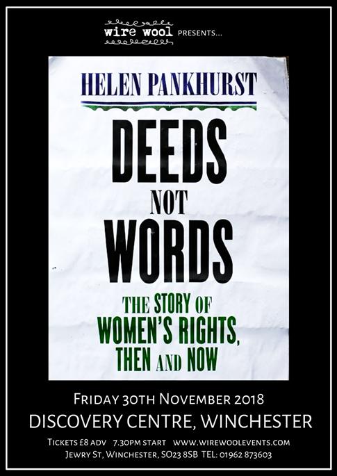 article thumb - DEEDS NOT WORDS: a talk by Helen Pankhurst