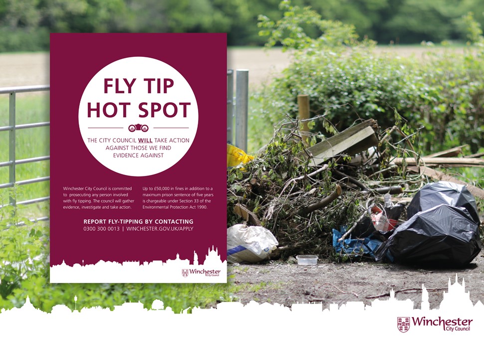 Fly tip graphic