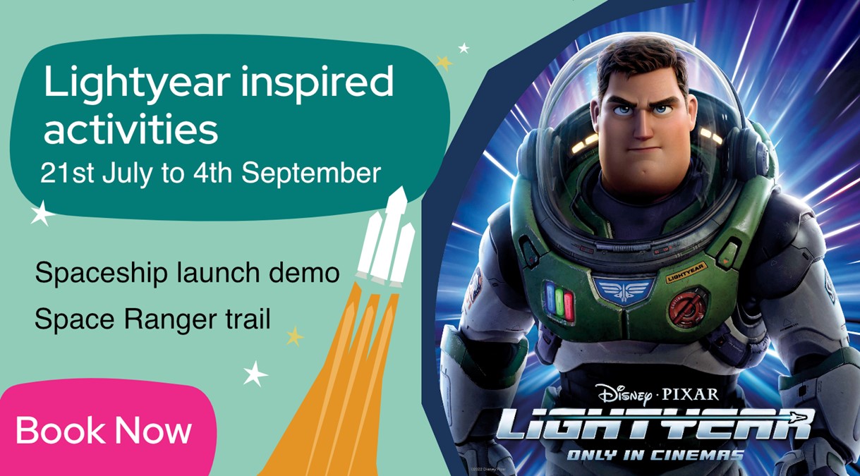 article thumb - Disney and Pixar's Lightyear inspired activities at Winchester Science Centre