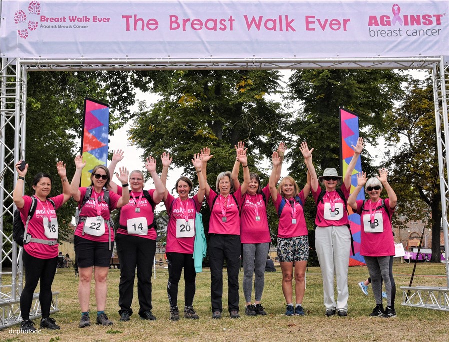 article thumb - Walkers enjoying Breast Walk Ever 2022