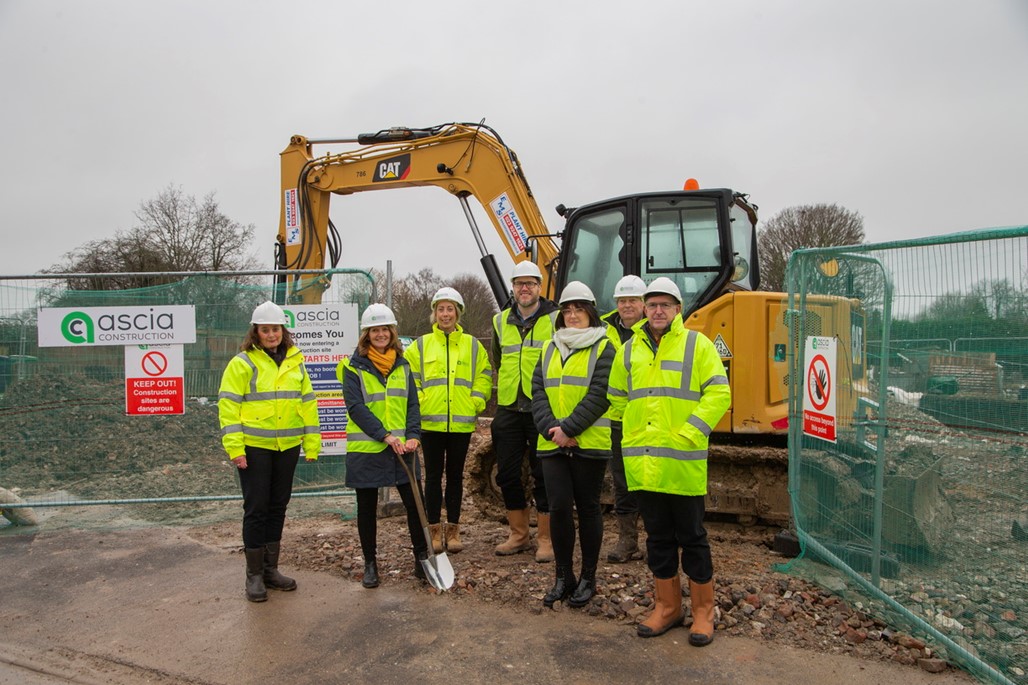 Southbrook Cottages Turf Cutting