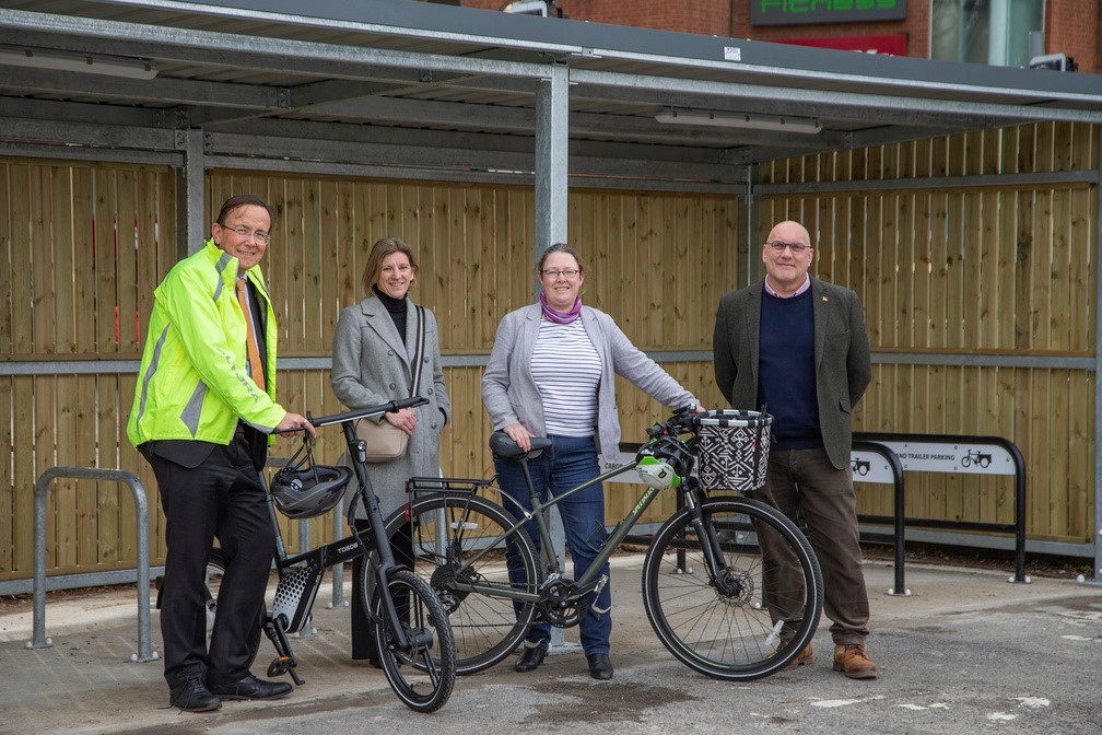 Bike shelters in Winchester