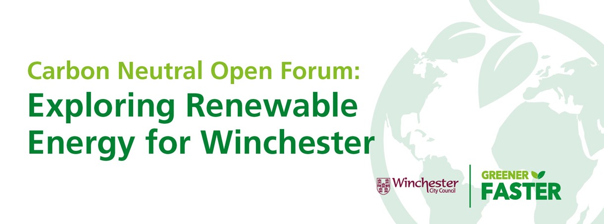 carbon neutral open forum - renewable energy