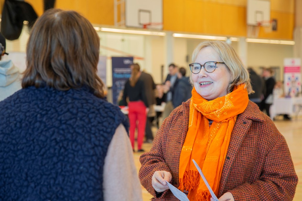 Cllr Lucille Thompson visits the Jobs & Opportunities Fair