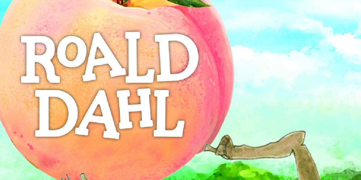 article thumb - Roald Dahl written inside of an illustrated peach