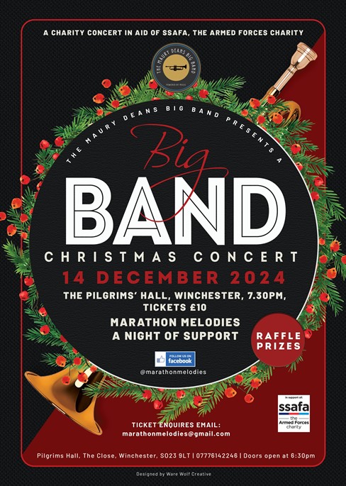 article thumb - Charity Big Band Concert for SSAFA, Saturday 14 December 2024