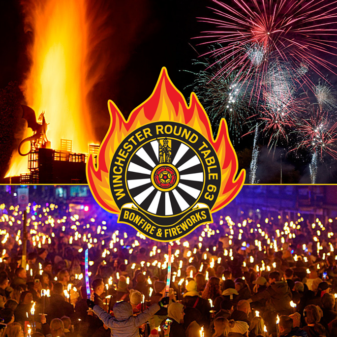 article thumb - Winchester Round Table Bonfire & Fireworks and torchlit procession