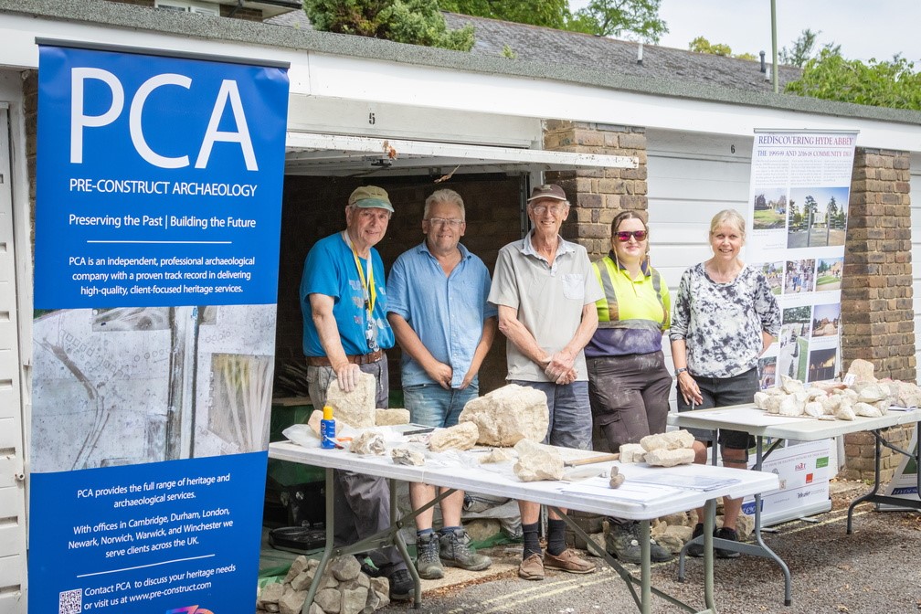 PCA on site at Hyde with Hyde900 volunteers