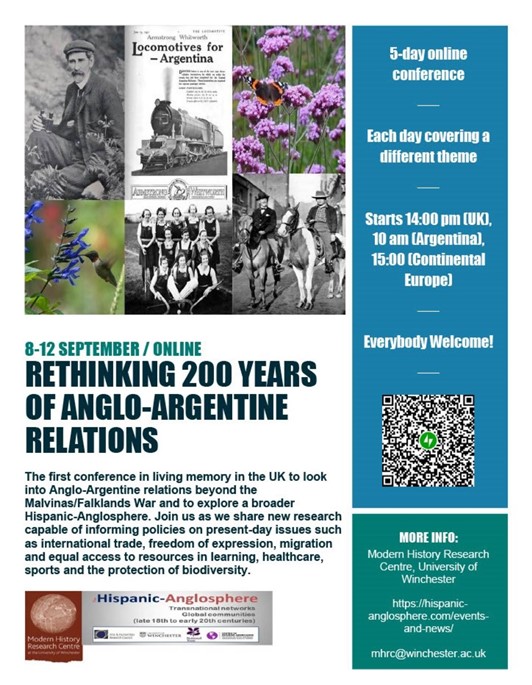 article thumb - Poster 'Re-thinking 200 Years of Anglo-Argentine relations' online conference