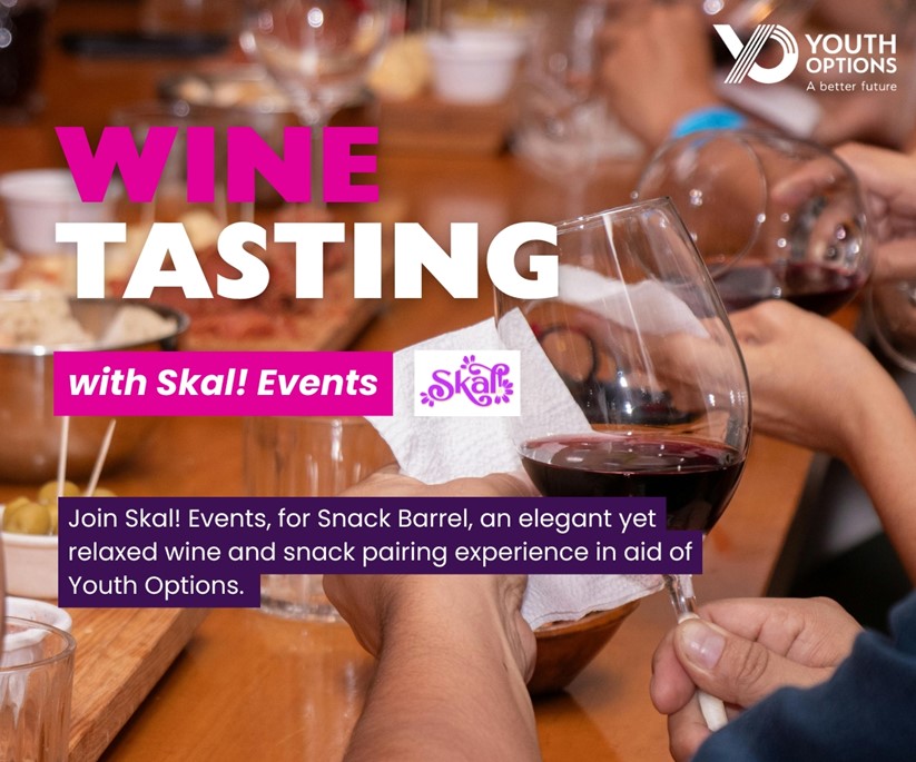 article thumb - Join Skal! Events, for Snack Barrel, an elegant yet relaxed wine and snack pairing experience in aid of Youth Options.
