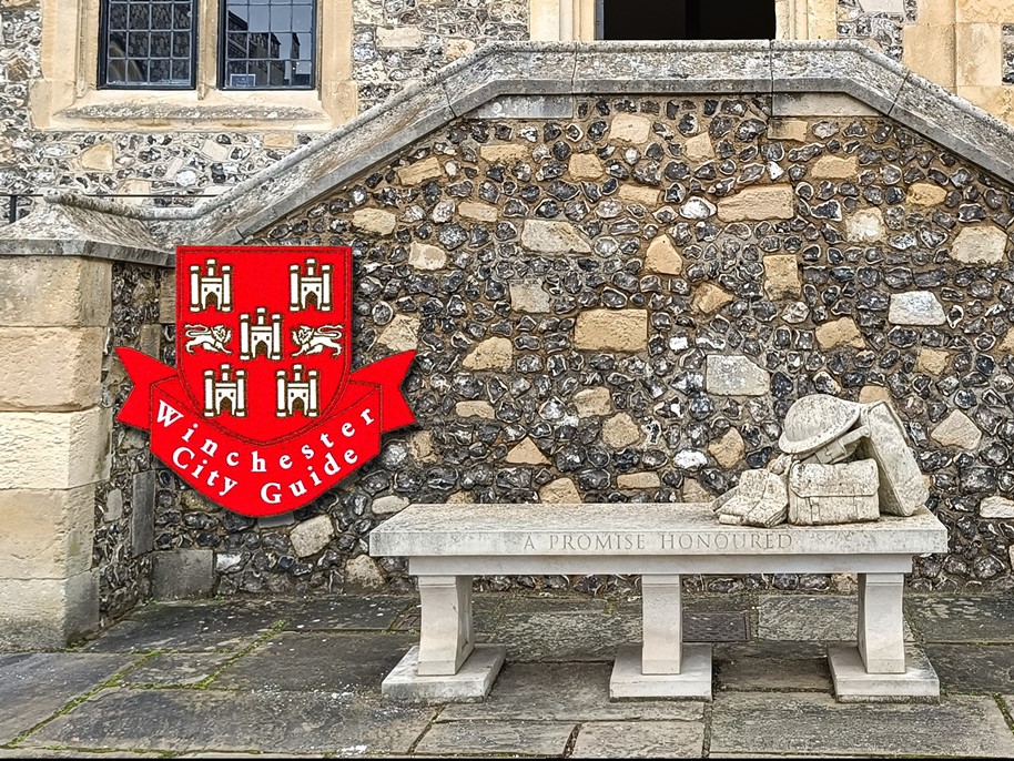 article thumb - American Connections walk - A Promise Honoured bench near the Great Hall