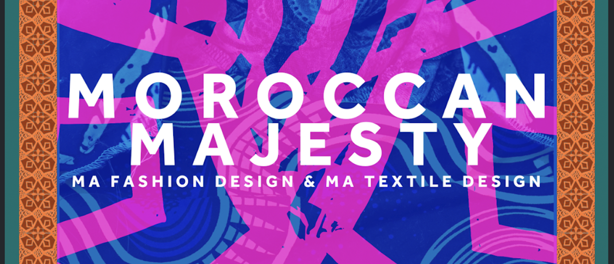 article thumb - poster for Morroccan Majesty, fashion design and textiles design