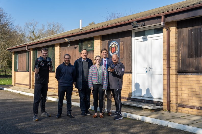 Winchester Boxing Club's new premises in Hillier Way