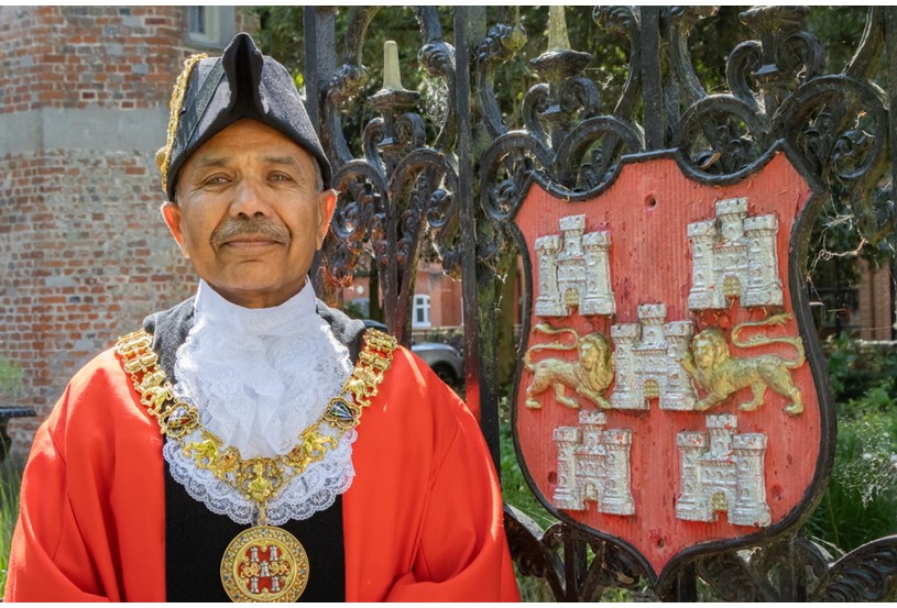 Mayor of Winchester Cllr Sudhakar Achwal
