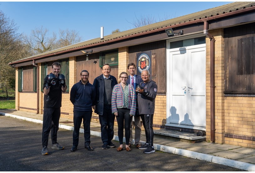 Winchester Boxing Club's new premises in Hillier Way